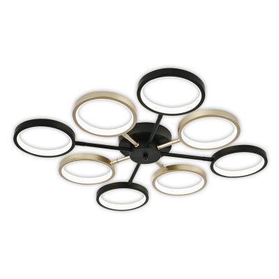Потолочный светильник Escada 10262/8 LED*50W Black/Gold Потолочный светильник Escada 10262/8 LED*50W Black/Gold