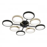 Потолочный светильник Escada 10262/8 LED*50W Black/Gold