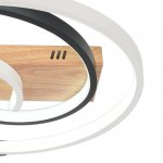 Потолочный светильник Escada 10265/1 LED*67W Black/Wood