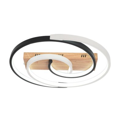 Потолочный светильник Escada 10265/1 LED*67W Black/Wood Потолочный светильник Escada 10265/1 LED*67W Black/Wood
