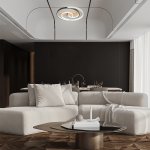 Потолочный светильник Escada 10265/1 LED*67W Black/Wood