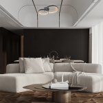 Потолочный светильник Escada 10265/2 LED*48W Black/Wood