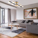 Светильник на штанге Escada 10266/6 LED*95W Black/Brass ALCOR