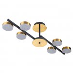 Светильник на штанге Escada 10266/6 LED*95W Black/Brass ALCOR