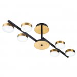 Светильник на штанге Escada 10266/6 LED*95W Black/Brass ALCOR