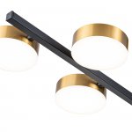 Светильник на штанге Escada 10266/6 LED*95W Black/Brass ALCOR