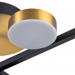 Светильник на штанге Escada 10266/8 LED*120W Black/Brass ALCOR