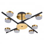 Светильник на штанге Escada 10266/8 LED*120W Black/Brass ALCOR