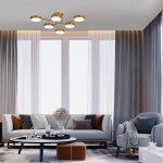 Потолочный светильник Escada 10273/6 LED*72W Champagne gold