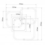 Потолочный светильник Escada 10280/3 LED*77W Chrome FACTOR