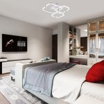 Потолочный светильник Escada 10280/3 LED*77W Chrome FACTOR