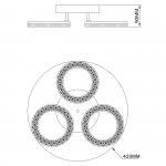 Потолочный светильник Escada 10281/3 LED*60W White ALUNIT