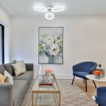 Потолочный светильник Escada 10283/3 LED*72W Chrome BARIT