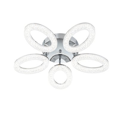 Потолочный светильник Escada 10283/5 LED*148W Chrome BARIT Потолочный светильник Escada 10283/5 LED*148W Chrome BARIT