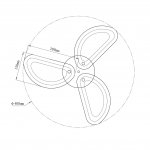 Потолочный светильник Escada 10285/3 LED*22W White ARROW