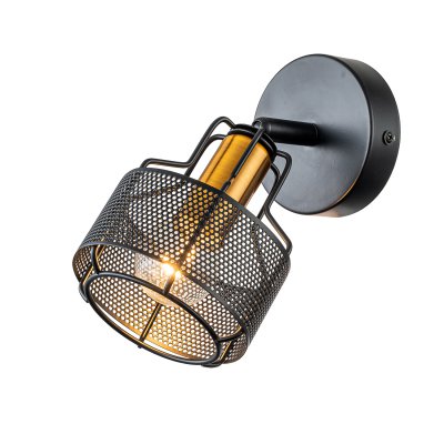 Настенный светильник Escada 1100/1A E14*40W Black/Gold Настенный светильник Escada 1100/1A E14*40W Black/Gold