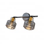 Настенно-потолочный свет Escada 1100/2A E14*40W Black/Gold