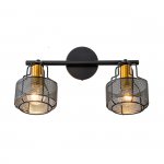 Настенно-потолочный свет Escada 1100/2A E14*40W Black/Gold