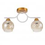 Потолочный светильник Escada 1100/2P E27*60W Gold/White