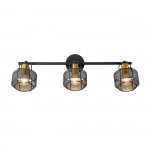 Настенно-потолочный свет Escada 1100/3A E14*40W Black/Gold