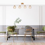 Потолочный светильник Escada 1100/4P E27*60W Gold/White