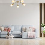 Потолочный светильник Escada 1100/5P Е14*40W Gold AQUILEGIA