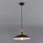 Подвесной светильник Escada 1101/1S E27*40W Black ARIES