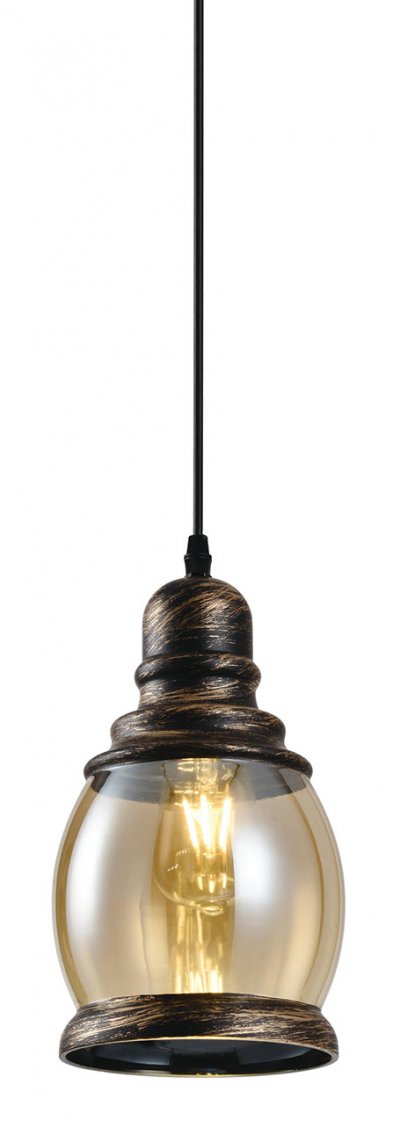 Подвесной светильник Escada 1101/1 E27*60W Wenge/Bronze FIRESIDE Подвесной светильник Escada 1101/1 E27*60W Wenge/Bronze FIRESIDE