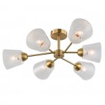 Светильник на штанге Escada 1104/6P E14*60W Brass