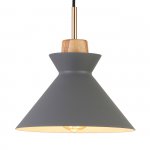 Подвесной светильник Escada 1106/1S E27*40W Grey CRATER