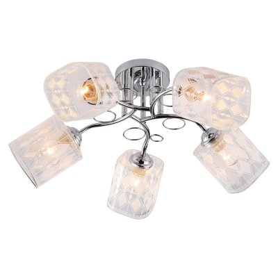 Потолочный светильник Escada 1106/5PL E27*40W Chrome ARONIA