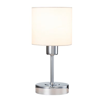 Настольный светильник Escada 1109/1 E14*40W Chrome/Beige DENVER Настольный светильник Escada 1109/1 E14*40W Chrome/Beige DENVER