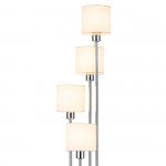 Напольный светильник Escada 1109/4 E14*40W Chrome/Beige DENVER