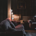 Напольный светильник Escada 1109/4 E14*40W White/Silver DENVER