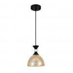 Подвесной светильник Escada 1112/1S E14*40W Black/Amber