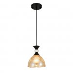 Подвесной светильник Escada 1112/1S E14*40W Black/Amber