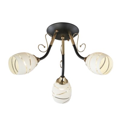 Люстра CAMILA 1112/3P 3хЕ27х60W черн ESCADA