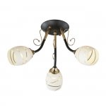 Люстра CAMILA 1112/3P 3хЕ27х60W черн ESCADA