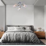 Потолочный светильник Escada 1113/3PL E27*40W Chrome WEIGELA