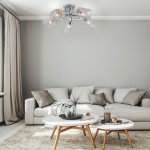 Потолочный светильник Escada 1113/5PL E27*40W Chrome WEIGELA