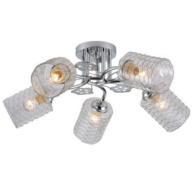 Потолочный светильник Escada 1113/5PL E27*40W Chrome WEIGELA