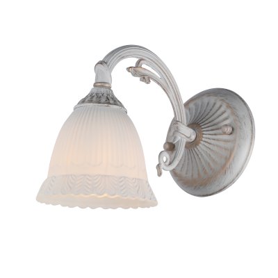 Настенный светильник Escada 1114/1A E27*60W White VERSAILLES Настенный светильник Escada 1114/1A E27*60W White VERSAILLES