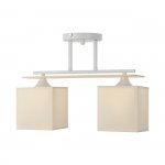 Потолочный светильник Escada 1117/2PL E27*60W Chrome/White ARES