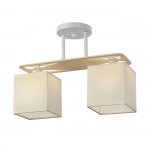 Потолочный светильник Escada 1117/2PL E27*60W Chrome/White ARES