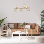 Подвесной светильник Escada 1119/6S E14*40W Gold BALANCE