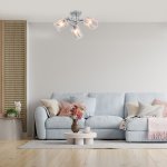 Потолочный светильник Escada 1120/3PL E27*40W Chrome CALLUNA