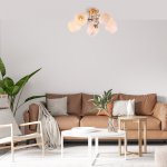 Потолочный светильник Escada 1121/5PL E27*40W Gold ANEMONE