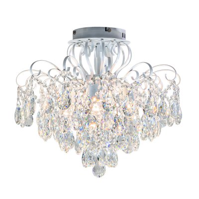 Потолочный светильник Escada 1121/6PL E27*60W White/Silver WALTZ Потолочный светильник Escada 1121/6PL E27*60W White/Silver WALTZ