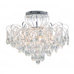 Потолочный светильник Escada 1121/7PL E27*60W White/Silver WALTZ