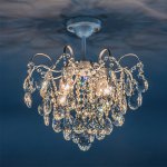 Потолочный светильник Escada 1122/4PL E27*60W White/Gold BLING